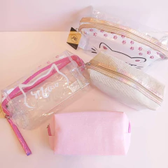 Set x2 cartuchera neceser gatito glitter en internet