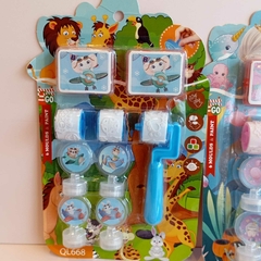 set de sellos y rodillo infantil - comprar online