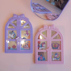 Espejo infantil ventana unicornio - comprar online