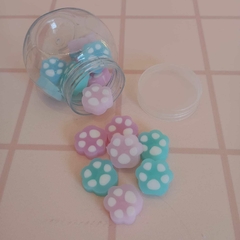 Frasco de gomitas huellitas gato
