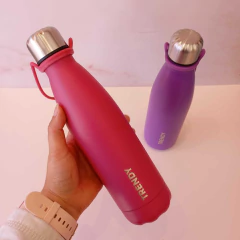 Botella acero con tira de silicona - comprar online