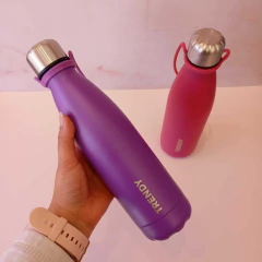 Botella acero con tira de silicona en internet