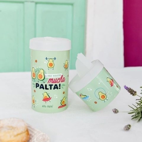 Set yerbera y azucarera paltas