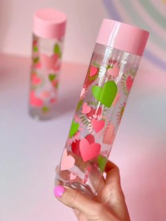 Botella con tapa corazon - comprar online