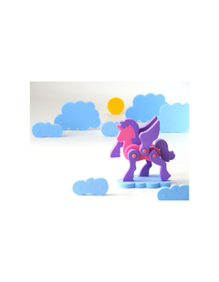 Juguete para armar unicornio