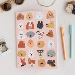 Libreta grande perros
