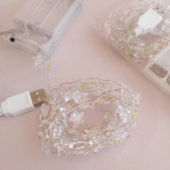 Luces alambre estrellas a pila y usb - Flop! tiendita de diseño