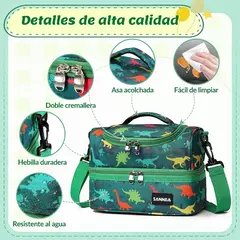 Lunchera termica doble cierre - tienda online