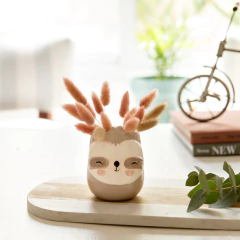 Contenedor ceramica chico perezoso