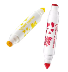 set x8 marcadores doble con sello - tienda online