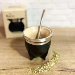 Mate raices negro - Flop! tiendita de diseño