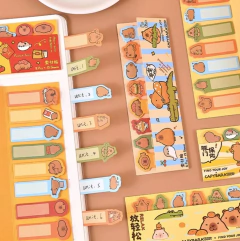 Notas adhesivas post it señalador capibara - tienda online