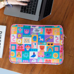 Funda notebook 15" cuadros