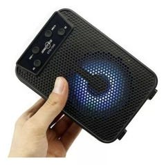 Parlante mini bafle con luz