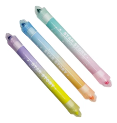 Set x3 resaltadores doble punta - comprar online