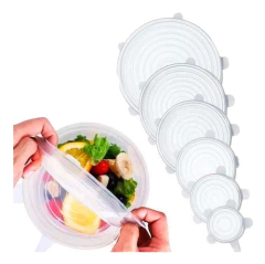 Tapas de silicona reutilizables x6 - comprar online