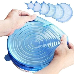 Tapas de silicona reutilizables x6 en internet