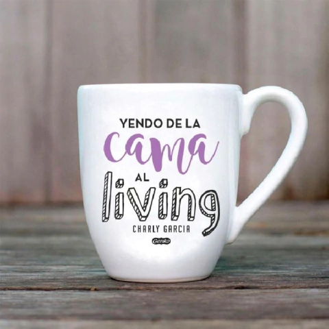 Taza de la cama al living