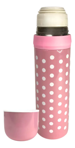 Termo acero 350 cc. lunares - Flop! tiendita de diseño