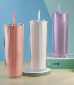 Vaso alto colores lisos