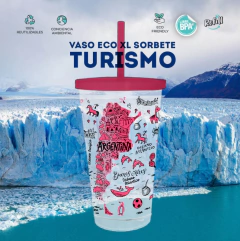 Vaso con sorbete ARGENTINA