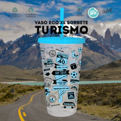 Vaso con sorbete ARGENTINA - comprar online