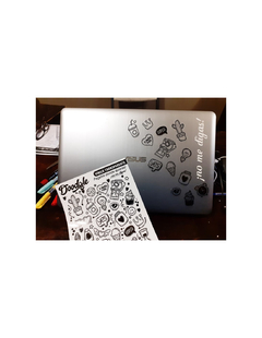 Plancha stickers doodle - comprar online