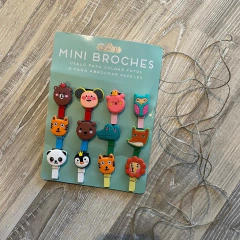Mini broches clips para fotos en internet