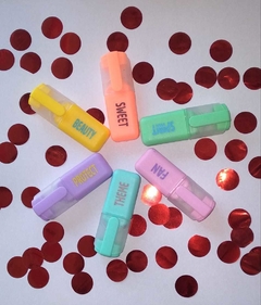Set de mini resaltadores x 6 SWEET PASTEL