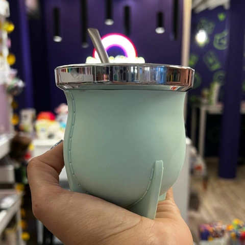 Mate lalo matic campo VERDE PASTEL