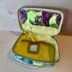 Neceser holo cuadrado CELESTE - Flop! tiendita de diseño
