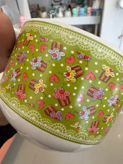 Tazon con motivos de cup cakes - comprar online