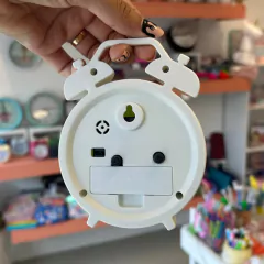 Reloj despertador plástico blaco y lima - comprar online