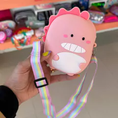 Cartera dino rosa en internet