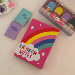 Set notas adhesivas rainbow