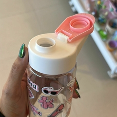 Botella rosa stikers - comprar online