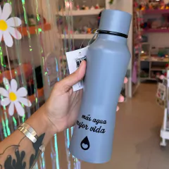 Botella termica MAS AGUA - Flop! tiendita de diseño