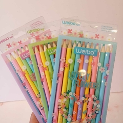 Lápiz colores x12 weibo lovely flowers en internet