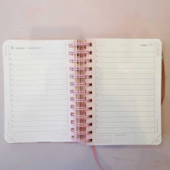 Agenda 2026 diara chica FW citric rosa y rojo