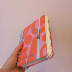 Agenda 2026 diara chica FW citric rosa y rojo - comprar online