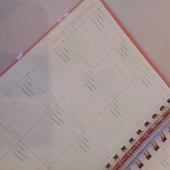 Agenda 2026 semanal FW tu destino es brillar - tienda online