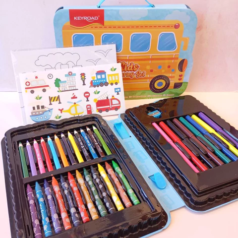 Valija infantil para colorear keyroad