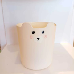 Maceta / cesto escritorio grande osito plástico - tienda online