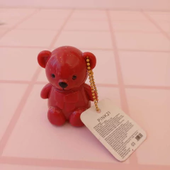 Pintura labial osito con cadena - tienda online