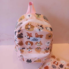 Mochila pink elephant rosa perritos - comprar online