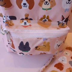 Mochila pink elephant rosa perritos - Flop! tiendita de diseño