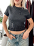 Darah // Remera morley dobladillo