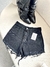 Juliet // Short deflecado negro - comprar online