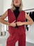 Golddie // Chaleco Sastrero Bordo - Iss Moda