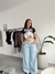 Millie // Jean Wild leg celeste - comprar online